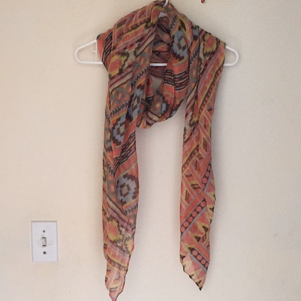 Tribal print scarf